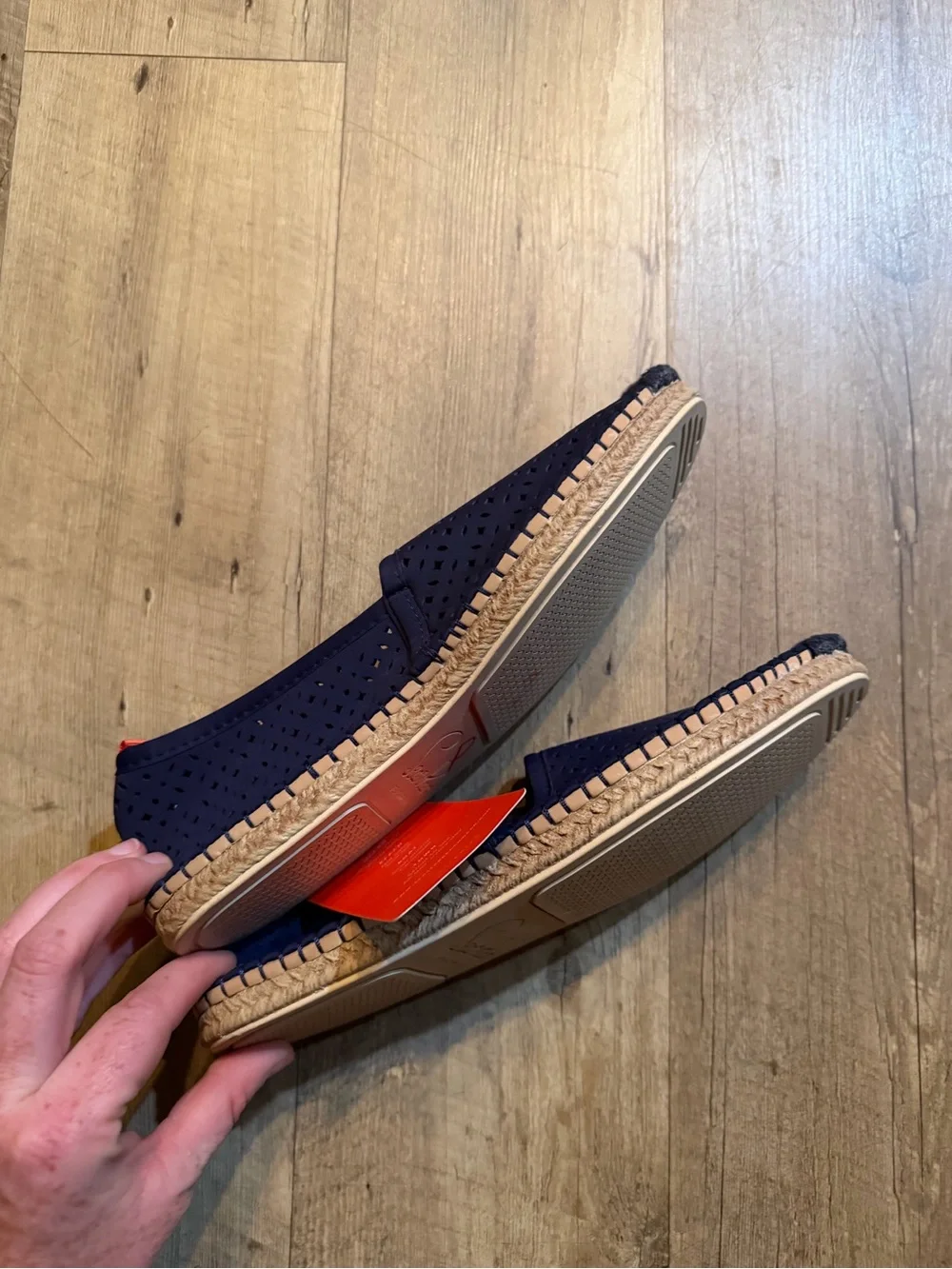NEW Sea Star Beachcomber Espadrille Quick-Dry Neoprene Shoes | Navy Blue